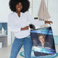 Katherine Johnson Laundry Basket with Galaxy Background, Hidden No More Quote and Rocket Brain Equation - African Pride
