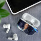Katherine Johnson AirPods Case with Galaxy Background, Hidden No More Quote and Rocket Brain Equation - African Pride