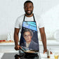 Katherine Johnson Apron with Galaxy Background, Hidden No More Quote and Rocket Brain Equation - African Pride