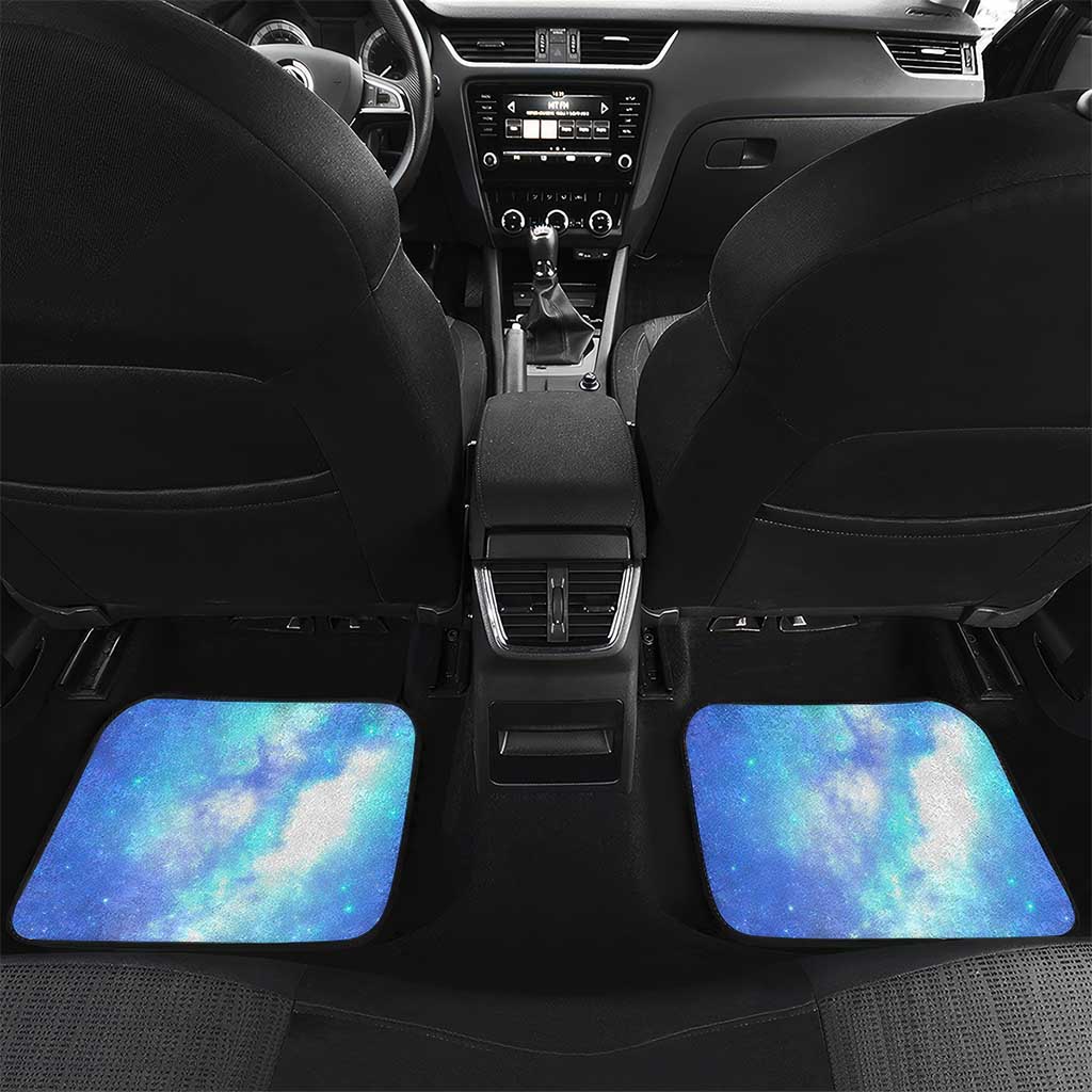 Katherine Johnson Car Mats with Galaxy Background, Hidden No More Quote and Rocket Brain Equation - African Pride