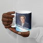 Katherine Johnson Ceramic Mug with Galaxy Background, Hidden No More Quote and Rocket Brain Equation - African Pride