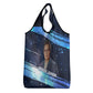Katherine Johnson Grocery Bag with Galaxy Background, Hidden No More Quote and Rocket Brain Equation - African Pride