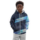 Katherine Johnson Kid Hoodie with Galaxy Background, Hidden No More Quote and Rocket Brain Equation - African Pride