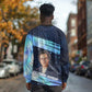 Katherine Johnson Long Sleeve Shirt with Galaxy Background, Hidden No More Quote and Rocket Brain Equation - African Pride