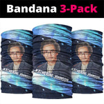 Katherine Johnson Neck Gaiter with Galaxy Background, Hidden No More Quote and Rocket Brain Equation - African Pride