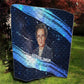 Katherine Johnson Quilt with Galaxy Background, Hidden No More Quote and Rocket Brain Equation - African Pride
