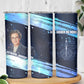 Katherine Johnson Skinny Tumbler with Galaxy Background, Hidden No More Quote and Rocket Brain Equation - African Pride