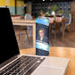 Katherine Johnson Skinny Tumbler with Galaxy Background, Hidden No More Quote and Rocket Brain Equation - African Pride