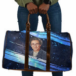 Katherine Johnson Travel Bag with Galaxy Background, Hidden No More Quote and Rocket Brain Equation - African Pride