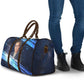 Katherine Johnson Travel Bag with Galaxy Background, Hidden No More Quote and Rocket Brain Equation - African Pride