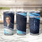 Katherine Johnson Tumbler Cup with Galaxy Background, Hidden No More Quote and Rocket Brain Equation - African Pride