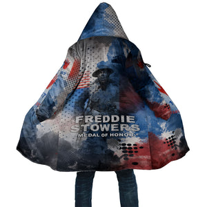 Freddie Stowers Cloak African American Military Hero - Medal Of Honor 157th Infantry Division