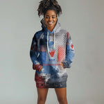 Freddie Stowers Hoodie Dress African American Military Hero - Medal Of Honor 157th Infantry Division