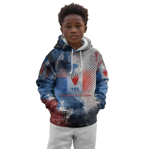 Freddie Stowers Kid Hoodie African American Military Hero - Medal Of Honor 157th Infantry Division