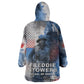 Freddie Stowers Kid Wearable Blanket Hoodie African American Military Hero - Medal Of Honor 157th Infantry Division