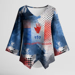 Freddie Stowers Kimono Sleeve Blouse African American Military Hero - Medal Of Honor 157th Infantry Division