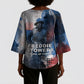 Freddie Stowers Kimono Sleeve Blouse African American Military Hero - Medal Of Honor 157th Infantry Division