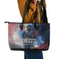 Freddie Stowers Leather Tote Bag African American Military Hero - Medal Of Honor 157th Infantry Division