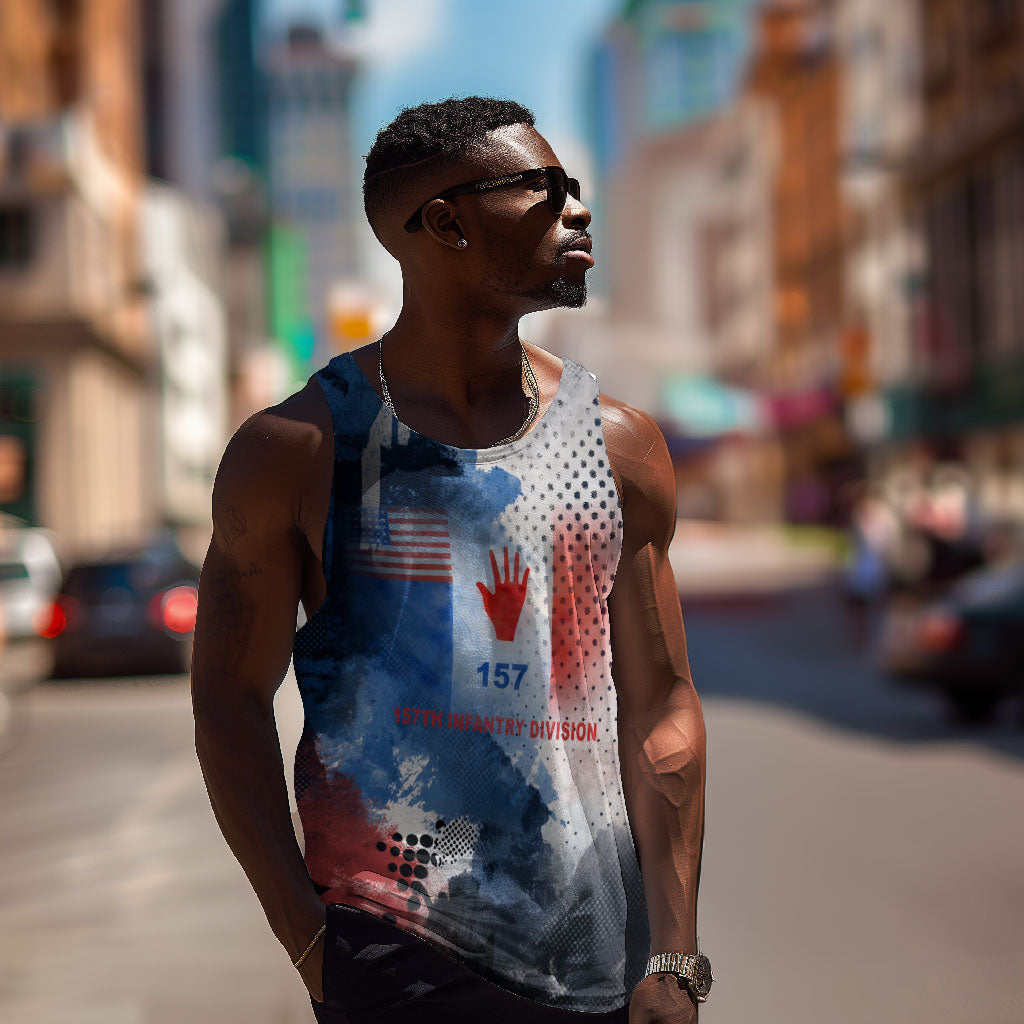 Freddie Stowers Men Tank Top African American Military Hero - Medal Of Honor 157th Infantry Division
