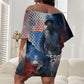 Freddie Stowers Off Shoulder Short Dress African American Military Hero - Medal Of Honor 157th Infantry Division