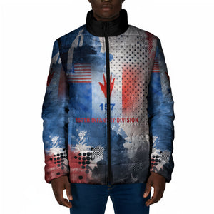 Freddie Stowers Padded Jacket African American Military Hero - Medal Of Honor 157th Infantry Division