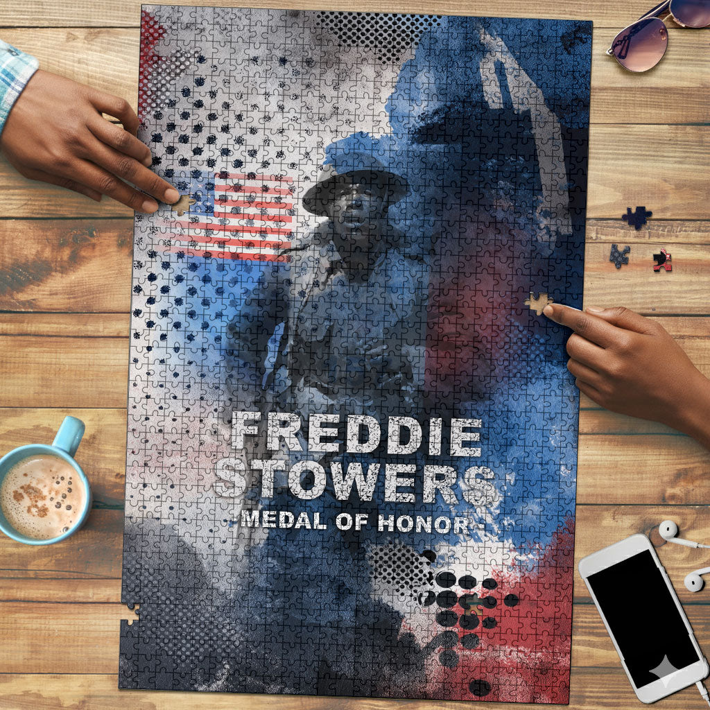 Freddie Stowers Puzzle African American Military Hero - Medal Of Honor 157th Infantry Division