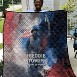 Freddie Stowers Quilt African American Military Hero - Medal Of Honor 157th Infantry Division