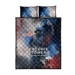 Freddie Stowers Quilt Bed Set African American Military Hero - Medal Of Honor 157th Infantry Division