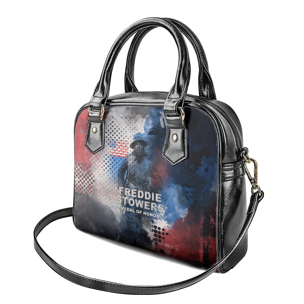 Freddie Stowers Shoulder Handbag African American Military Hero - Medal Of Honor 157th Infantry Division