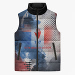 Freddie Stowers Sleeveless Puffer Jacket African American Military Hero - Medal Of Honor 157th Infantry Division