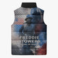 Freddie Stowers Sleeveless Puffer Jacket African American Military Hero - Medal Of Honor 157th Infantry Division