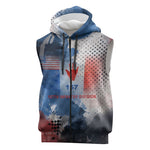 Freddie Stowers Sleeveless Zip Hoodie African American Military Hero - Medal Of Honor 157th Infantry Division