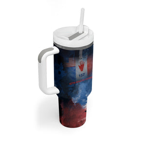 Freddie Stowers Tumbler With Handle African American Military Hero - Medal Of Honor 157th Infantry Division
