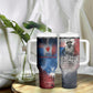 Freddie Stowers Tumbler With Handle African American Military Hero - Medal Of Honor 157th Infantry Division