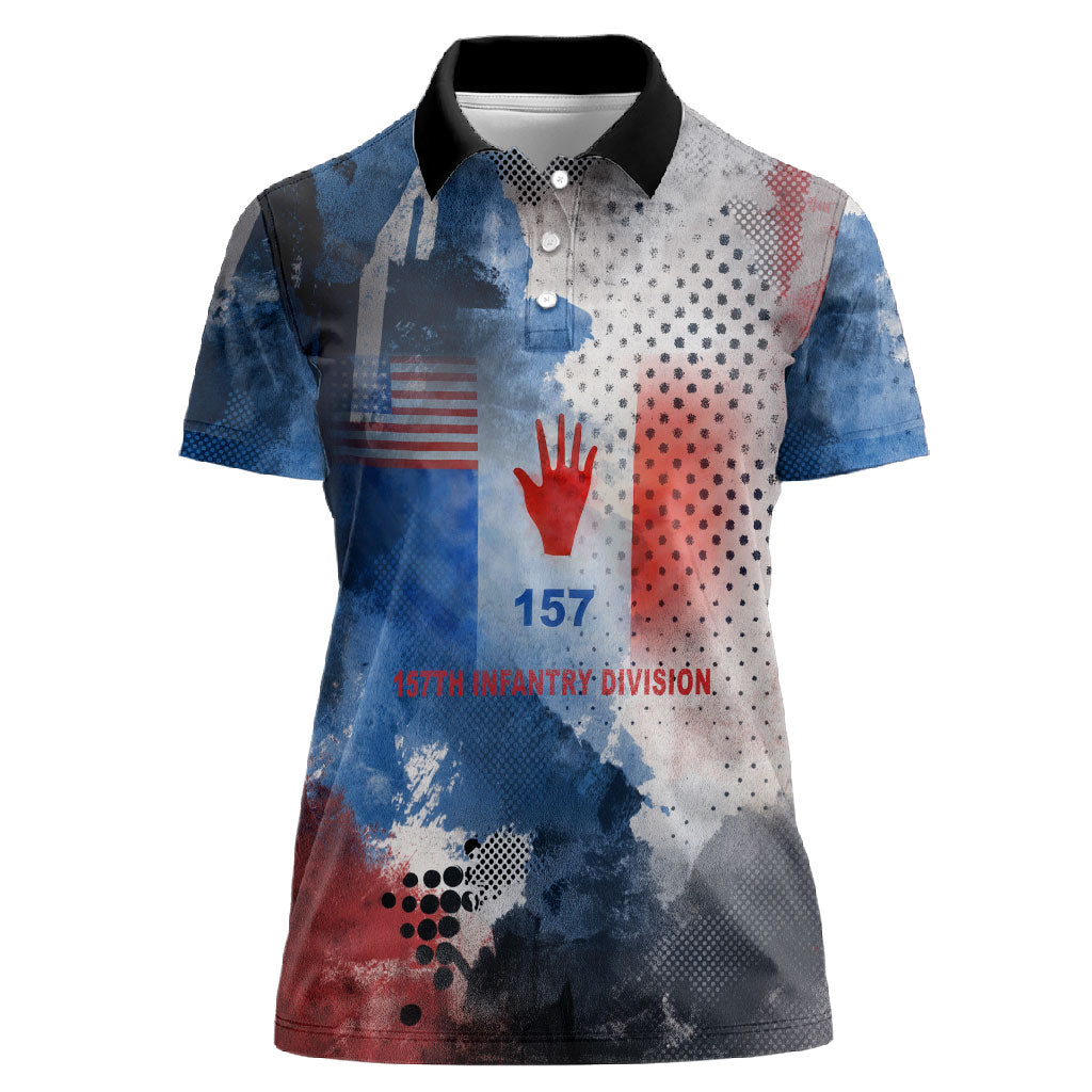 Freddie Stowers Women Polo Shirt African American Military Hero - Medal Of Honor 157th Infantry Division