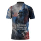 Freddie Stowers Zipper Polo Shirt African American Military Hero - Medal Of Honor 157th Infantry Division