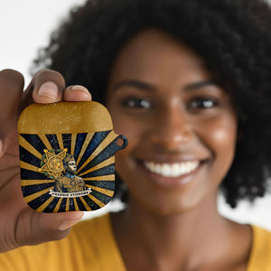 Freddie Stowers AirPods Case Medal Of Honor Hero - Vintage Retro Sunburst - Military Valor Heritage