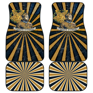 Freddie Stowers Car Mats Medal Of Honor Hero - Vintage Retro Sunburst - Military Valor Heritage