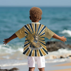 Freddie Stowers Kid Hawaiian Shirt Medal Of Honor Hero - Vintage Retro Sunburst - Military Valor Heritage