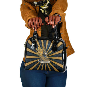 Freddie Stowers Shoulder Handbag Medal Of Honor Hero - Vintage Retro Sunburst - Military Valor Heritage
