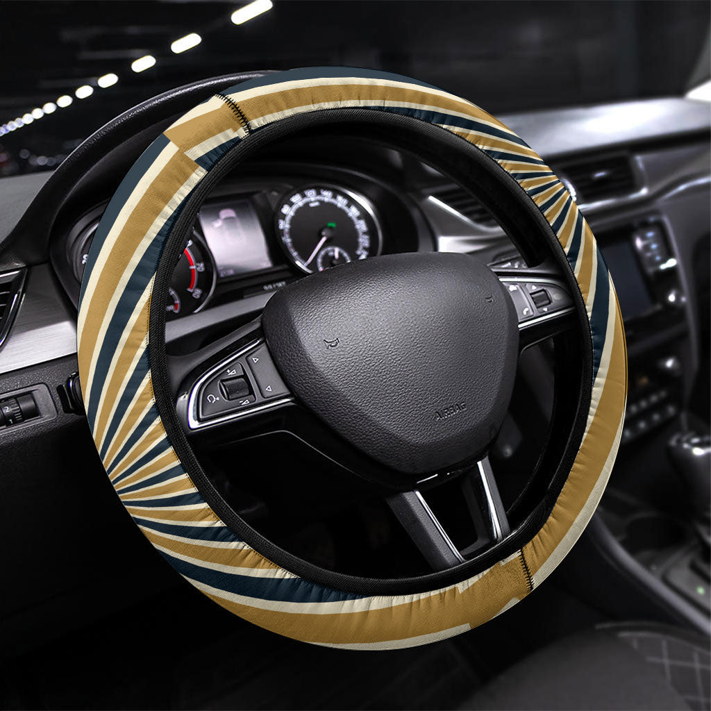 Freddie Stowers Steering Wheel Cover Medal Of Honor Hero - Vintage Retro Sunburst - Military Valor Heritage