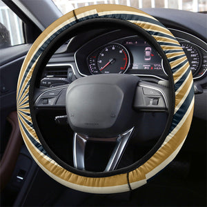 Freddie Stowers Steering Wheel Cover Medal Of Honor Hero - Vintage Retro Sunburst - Military Valor Heritage