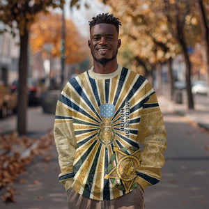 Freddie Stowers Sweatshirt Medal Of Honor Hero - Vintage Retro Sunburst - Military Valor Heritage