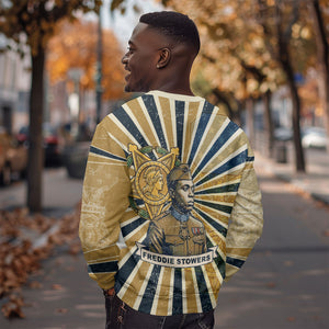 Freddie Stowers Sweatshirt Medal Of Honor Hero - Vintage Retro Sunburst - Military Valor Heritage