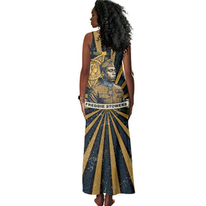 Freddie Stowers Tank Maxi Dress Medal Of Honor Hero - Vintage Retro Sunburst - Military Valor Heritage