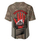 Freddie Stowers African American Baseball Jersey Medal Of Honor Red Hand - Military Camouflage Striped World War I