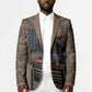 Freddie Stowers African American Blazer Medal Of Honor Red Hand - Military Camouflage Striped World War I