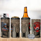 Freddie Stowers African American 4 in 1 Can Cooler Tumbler Medal Of Honor Red Hand - Military Camouflage Striped World War I