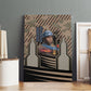 Freddie Stowers African American Canvas Wall Art Medal Of Honor Red Hand - Military Camouflage Striped World War I