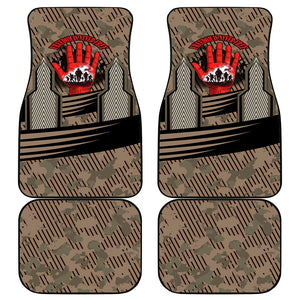 Freddie Stowers African American Car Mats Medal Of Honor Red Hand - Military Camouflage Striped World War I